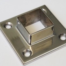 Фланец нержавеющий приварной встык с пазом квадратный Ду 10 Ру 16 12Х18Н10Т 10х14х15х12 мм ГОСТ 12821-80